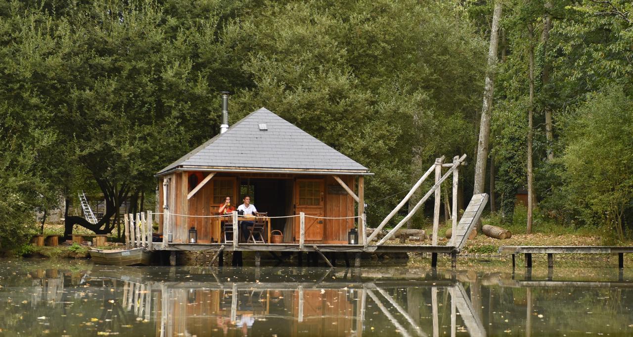 Les Ecolodges De L'Orbiere Forcé Exteriör bild