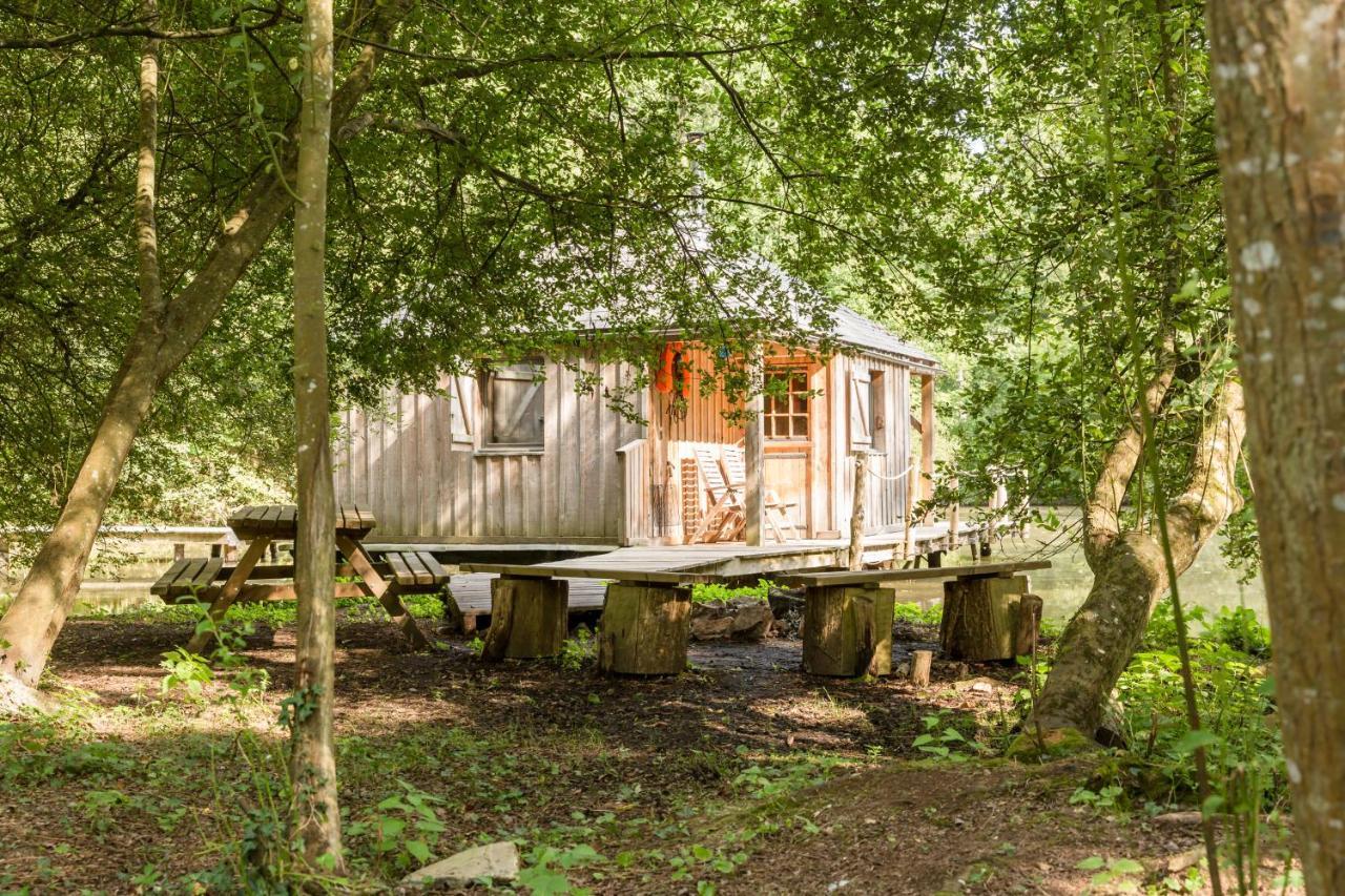 Les Ecolodges De L'Orbiere Forcé Exteriör bild