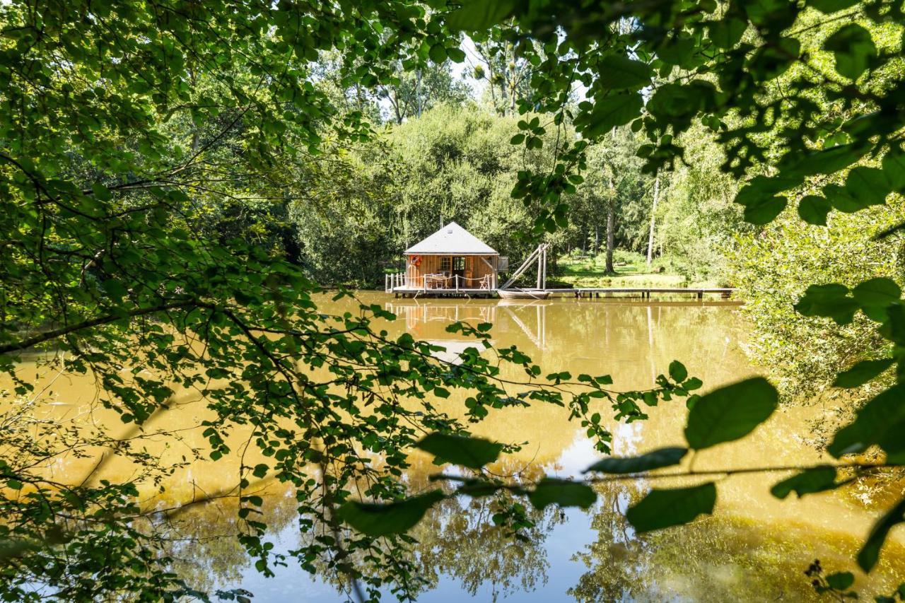 Les Ecolodges De L'Orbiere Forcé Exteriör bild