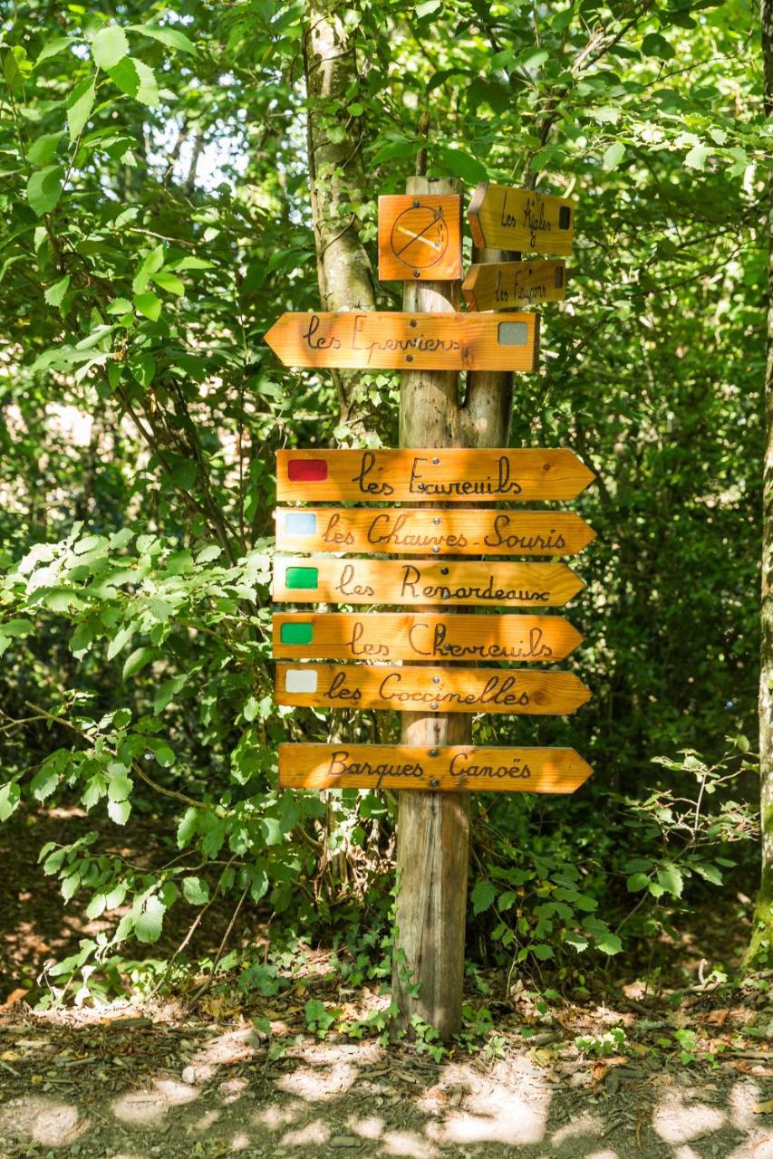 Les Ecolodges De L'Orbiere Forcé Exteriör bild